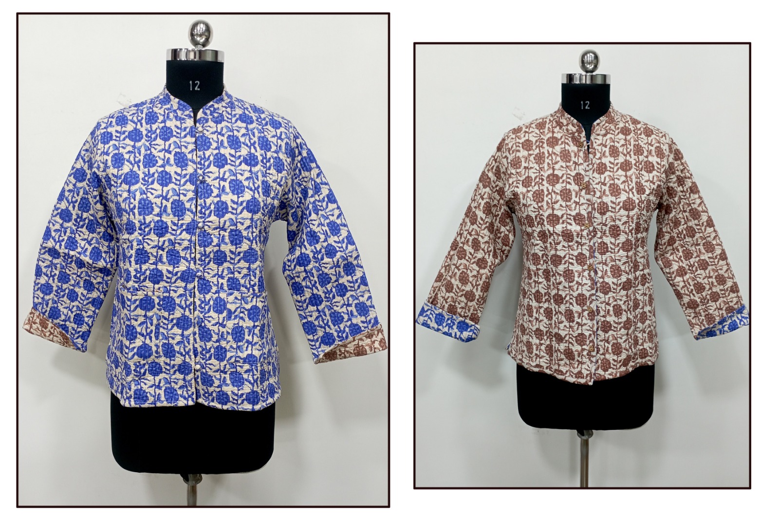 Hand Block Quilted Jackets women